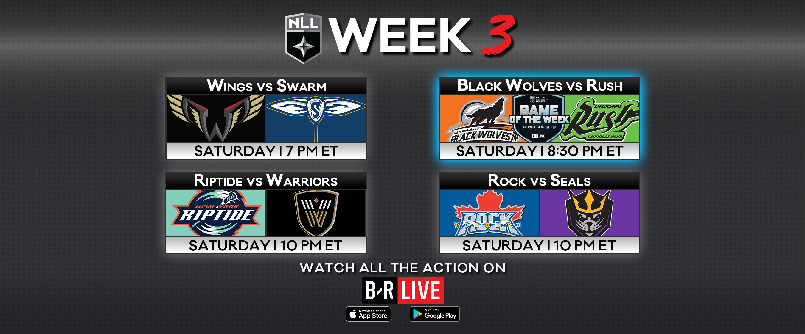 Week 3 Schedule, Game Info, How to Watch NLL